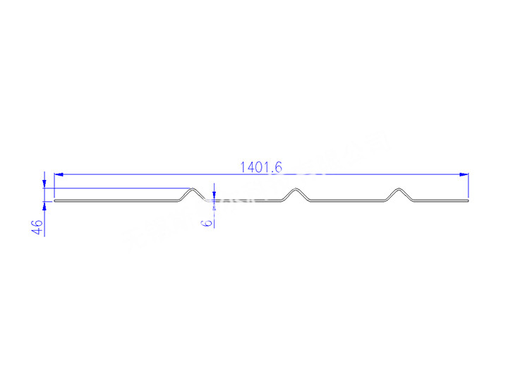 波紋板斷面